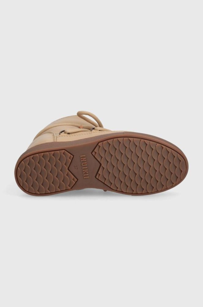 Шкіряні чоботи Inuikii FULL LEATHER WEDGE колір бежевий 75203-087 фото 10