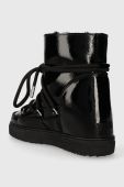 Шкіряні чоботи Inuikii Full Leather Naplack Wedge колір чорний 75203-094