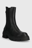 Черевики Desigual жіночі колір чорний на плоскому ходу 23WSTP05.2000 Черевики Desigual жіночі колір чорний на плоскому ходу 23WSTP05.2000