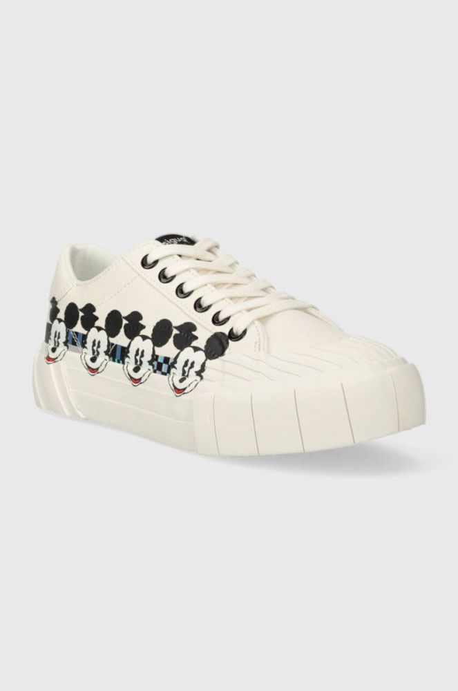 Кросівки Desigual x Disney колір білий 23WSKP17.1000 фото 2
