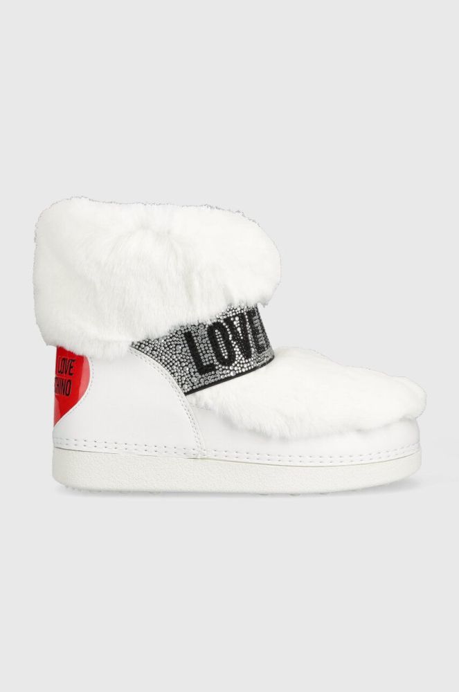 Зимові чоботи Love Moschino SKIBOOT20 колір білий JA24202G0HJW0100