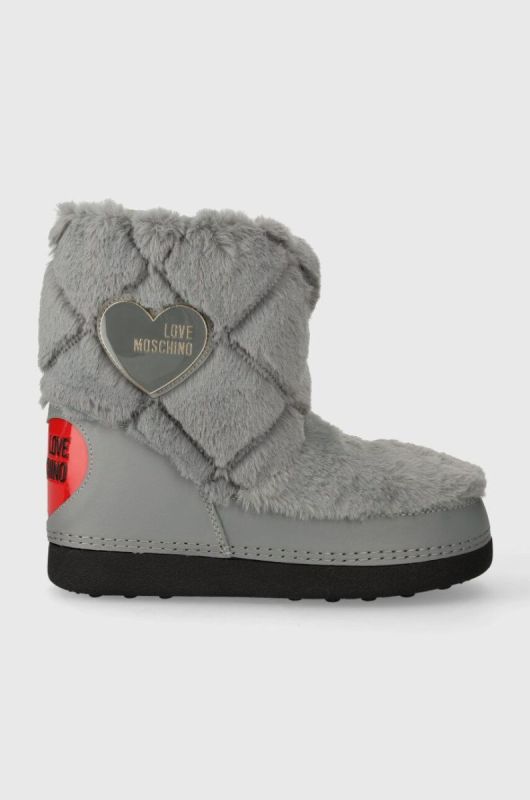 Зимові чоботи Love Moschino SKIBOOT20 колір сірий JA24242G0HJW0020