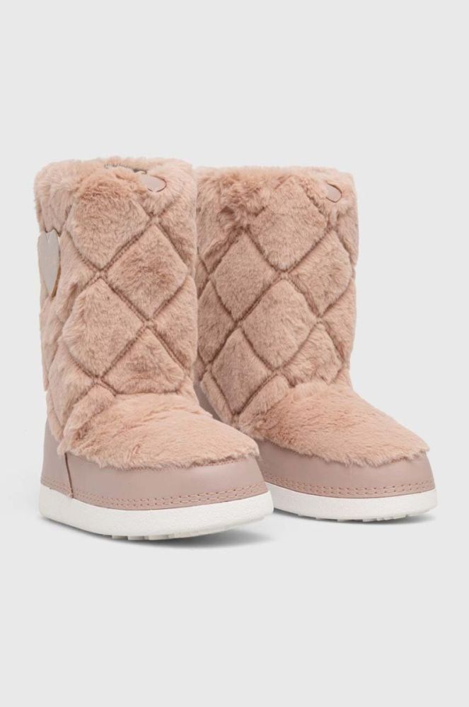 Зимові чоботи Love Moschino SKIBOOT20 колір бежевий JA24172G0HJW0601 фото 2