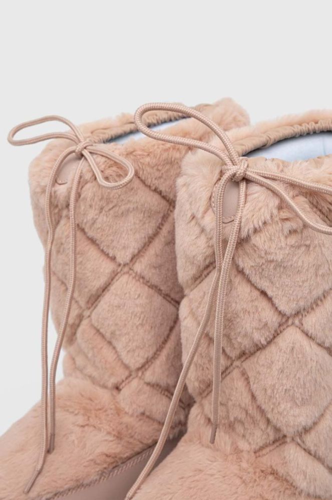 Зимові чоботи Love Moschino SKIBOOT20 колір бежевий JA24172G0HJW0601 фото 5