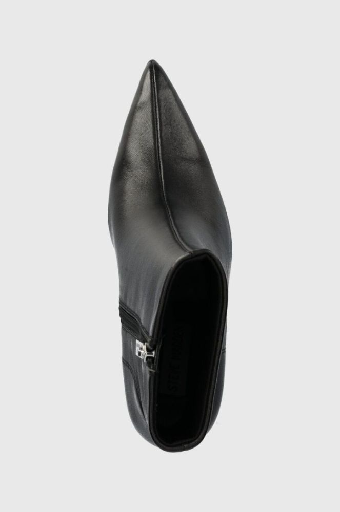 Шкіряні черевики Steve Madden Iyanna жіночі колір чорний на шпильці SM11002278 фото 4