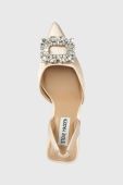 Туфлі Steve Madden Neala колір бежевий каблук блок відкрита п'ята SM11002578