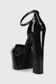 Туфлі Steve Madden Prompt колір чорний каблук блок SM11002597