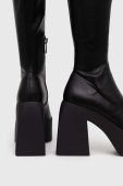 Чоботи Steve Madden Tremec жіночі колір чорний каблук блок SM11002607