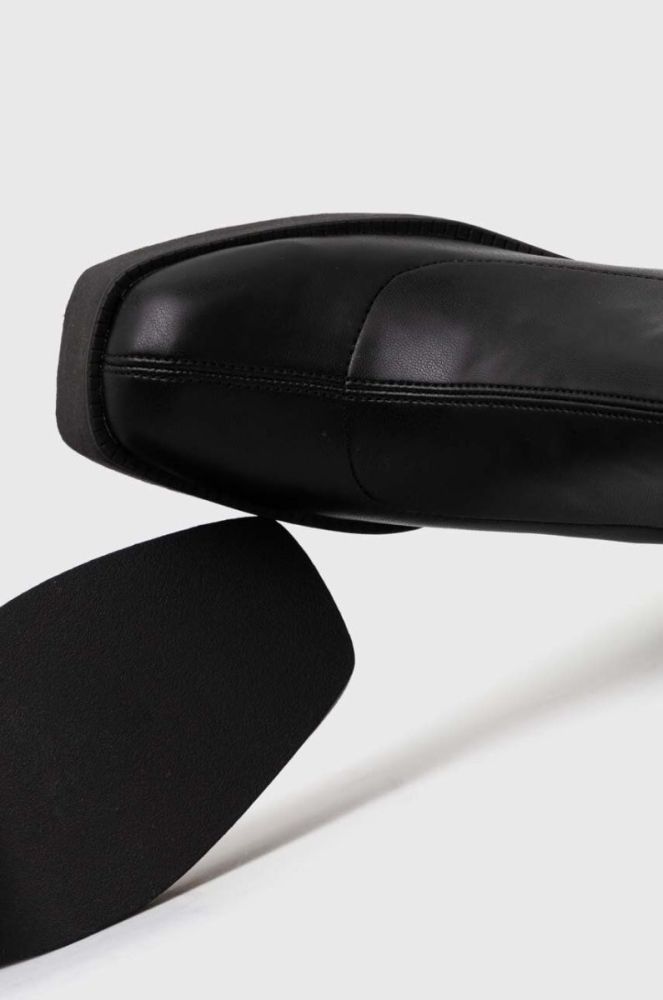 Черевики Steve Madden Tekno жіночі колір чорний каблук блок SM11002608 фото 4