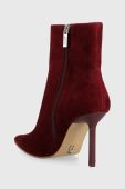 Замшеві черевики Steve Madden Iyanna жіночі колір бордовий на шпильці SM11002278