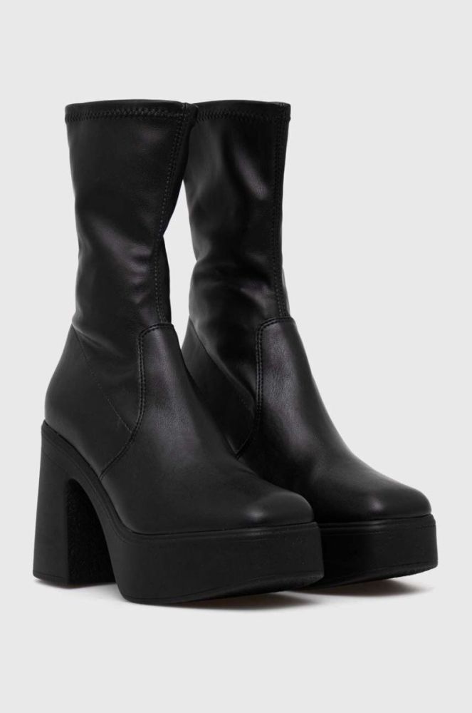 Черевики Steve Madden Low Phoenix жіночі колір чорний каблук блок SM11002629 фото 2