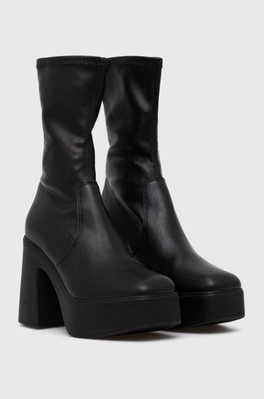 Черевики Steve Madden Low Phoenix жіночі колір чорний каблук блок SM11002629 фото 2