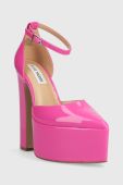 Туфлі Steve Madden Prompt колір рожевий каблук блок SM11002597