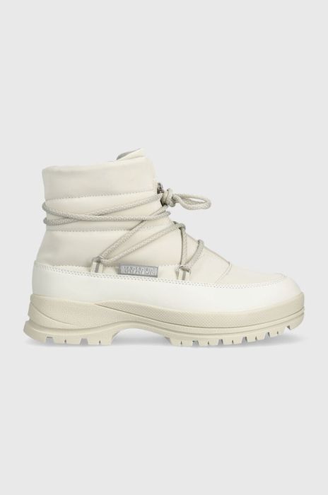 Черевики Napapijri MUD жіночі колір бежевий на платформі злегка утеплена NP0A4HW4.002