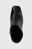 Черевики Twinset жіночі колір чорний каблук блок 232TCP134