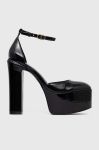 Туфлі Twinset колір чорний каблук блок 232TCP140 Туфлі Twinset колір чорний каблук блок 232TCP140