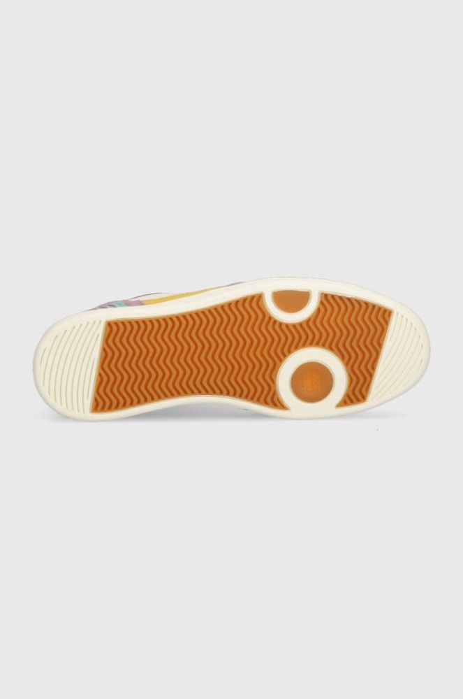 Шкіряні кросівки Tory Burch CLOVER COURT 148016-400 колір барвистий фото 5