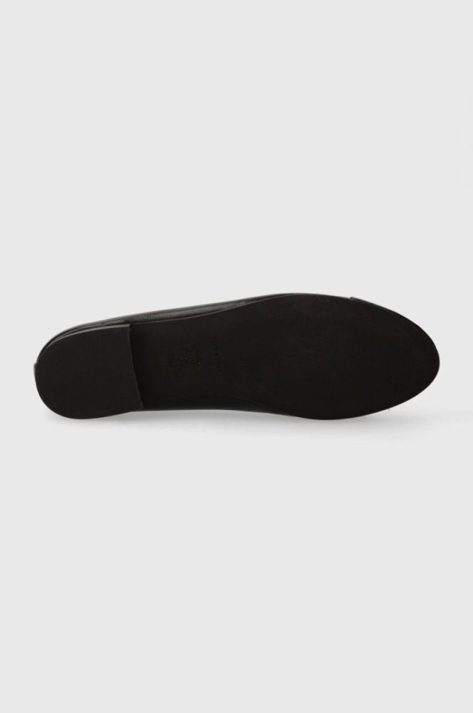 Шкіряні балетки Tory Burch CAP-TOE BALLET колір чорний  154511-004 фото 5