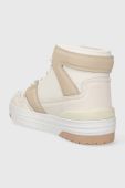 Шкіряні кросівки Tommy Hilfiger TH HI BASKET SNEAKER колір бежевий FW0FW07308