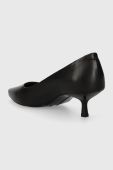 Туфлі Tommy Hilfiger POINTY KITTEN HEEL PUMP колір чорний FW0FW07524