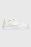 Шкіряні кросівки Tommy Hilfiger ESSENTIAL BASKET SNEAKER колір білий FW0FW07563 Шкіряні кросівки Tommy Hilfiger ESSENTIAL BASKET SNEAKER колір білий FW0FW07563