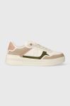 Шкіряні кросівки Tommy Hilfiger ESSENTIAL BASKET SNEAKER колір бежевий FW0FW07563 Шкіряні кросівки Tommy Hilfiger ESSENTIAL BASKET SNEAKER колір бежевий FW0FW07563