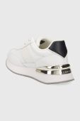Шкіряні кросівки Tommy Hilfiger TH ELEVATED FEMININE RUNNER GLD колір білий FW0FW07306 (3499366)