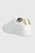 Шкіряні кросівки Tommy Hilfiger ELEVATED GLOBAL STRIPES SNEAKER колір білий FW0FW07446