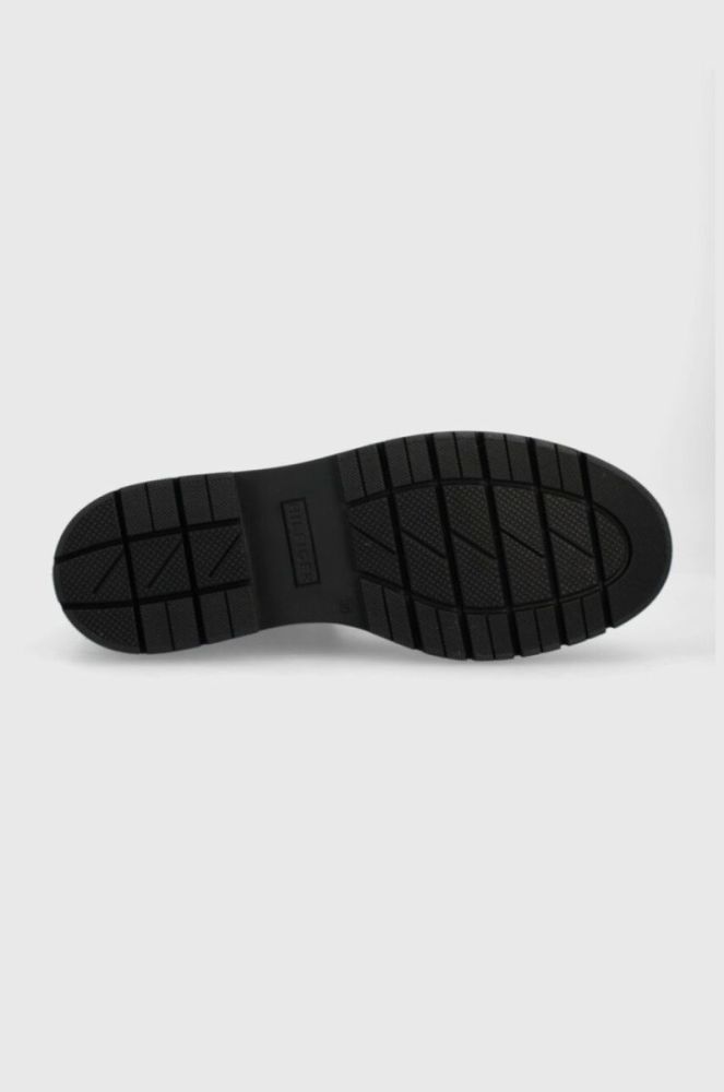 Черевики Tommy Hilfiger TH MONOGRAM OUTDOOR BOOT жіночі колір чорний на плоскому ходу утеплене FW0FW07502 фото 5