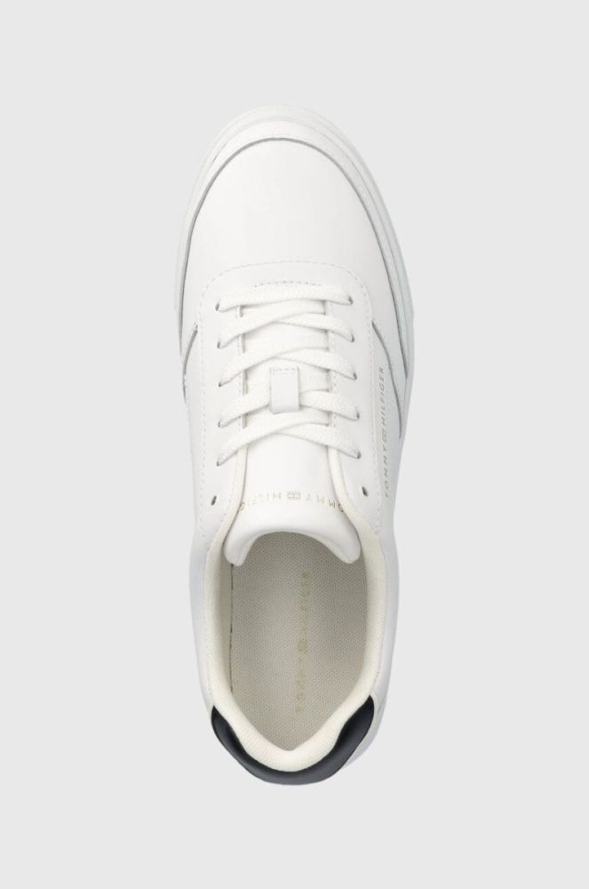 Шкіряні кросівки Tommy Hilfiger TH ELEVATED CLASSIC SNEAKER колір білий FW0FW07567 фото 4