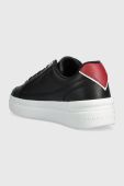 Шкіряні кросівки Tommy Hilfiger TH ELEVATED COURT SNEAKER колір чорний FW0FW07568