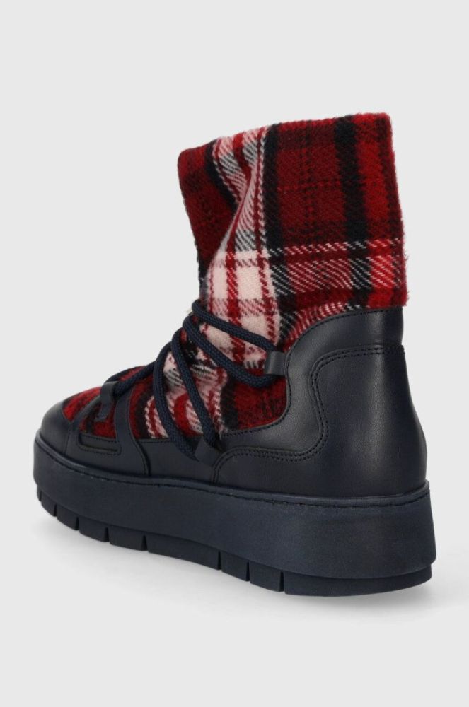 Зимові чоботи Tommy Hilfiger TARTAN SNOWBOOT колір синій FW0FW07612 фото 3