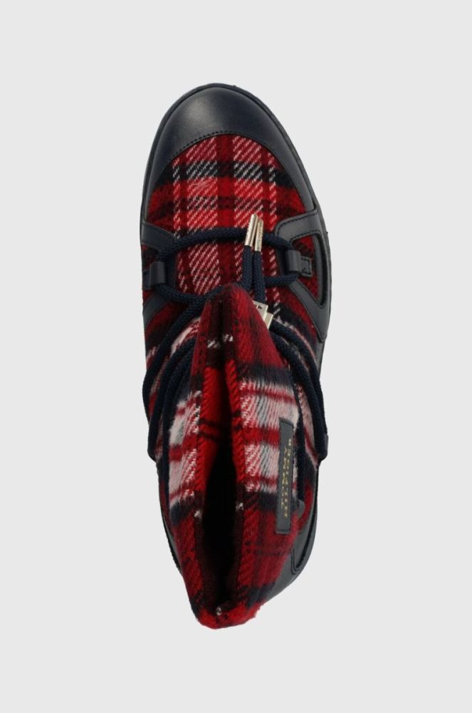Зимові чоботи Tommy Hilfiger TARTAN SNOWBOOT колір синій FW0FW07612 фото 4