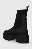 Черевики Tommy Hilfiger FEMININE RUBBERIZED THERMO BOOT колір чорний на платформі FW0FW07475 Черевики Tommy Hilfiger FEMININE RUBBERIZED THERMO BOOT колір чорний на платформі FW0FW07475