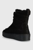 Кросівки Tommy Hilfiger ESSENTIAL LACE UP WARMBOOTIE колір чорний FW0FW07503