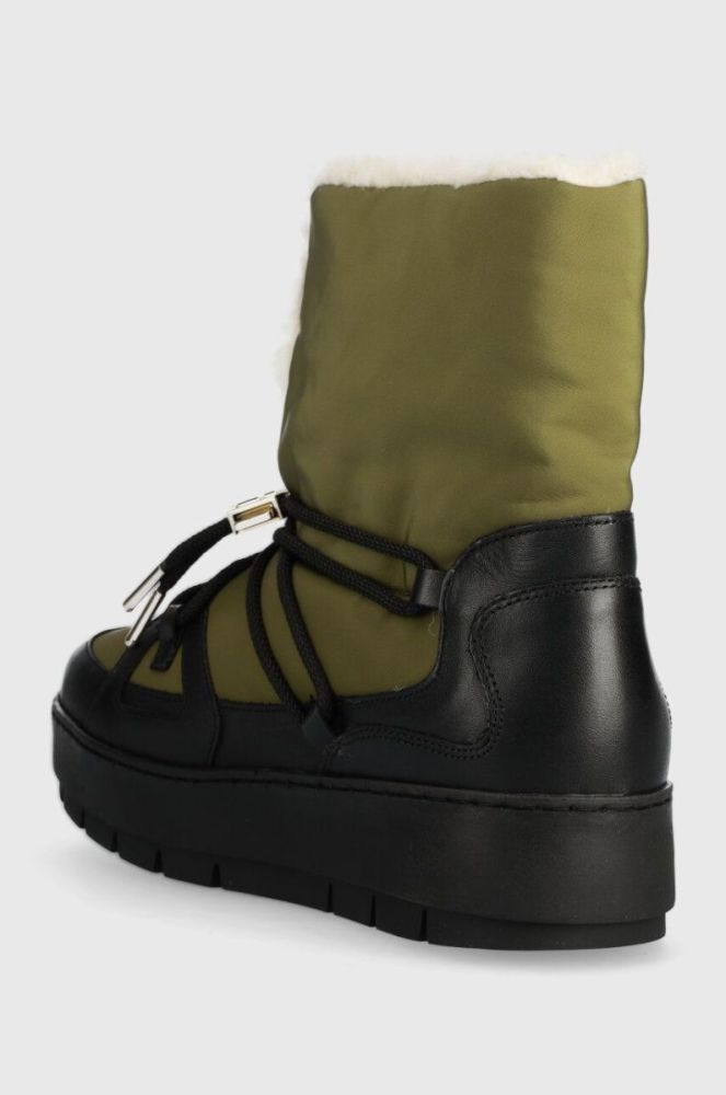 Зимові чоботи Tommy Hilfiger TOMMY ESSENTIAL SNOWBOOT колір зелений FW0FW07504 фото 3