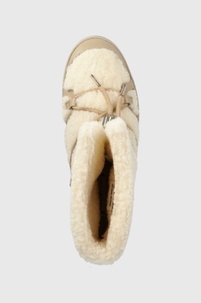 Зимові чоботи Tommy Hilfiger TOMMY TEDDY SNOWBOOT колір бежевий FW0FW07505 фото 4