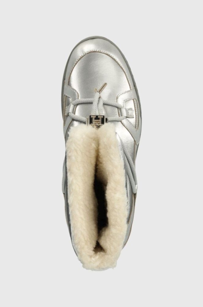 Зимові чоботи Tommy Hilfiger TOMMY ESSENTIAL SILVER SNOWBOOT колір срібний FW0FW07506 фото 4