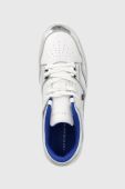 Шкіряні кросівки Tommy Hilfiger TH LO BASKET SILVER колір білий FW0FW07570