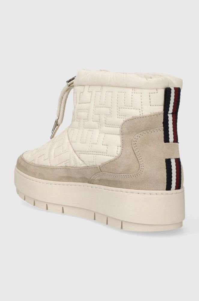 Зимові чоботи Tommy Hilfiger TOMMY MONOGRAM SNOWBOOT колір бежевий FW0FW07637 фото 3