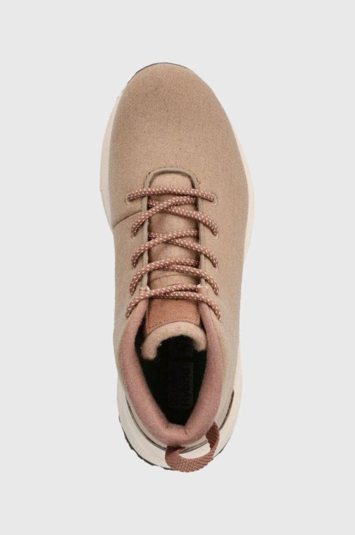 Черевики Jack Wolfskin Campfire Wool Mid жіночі колір коричневий