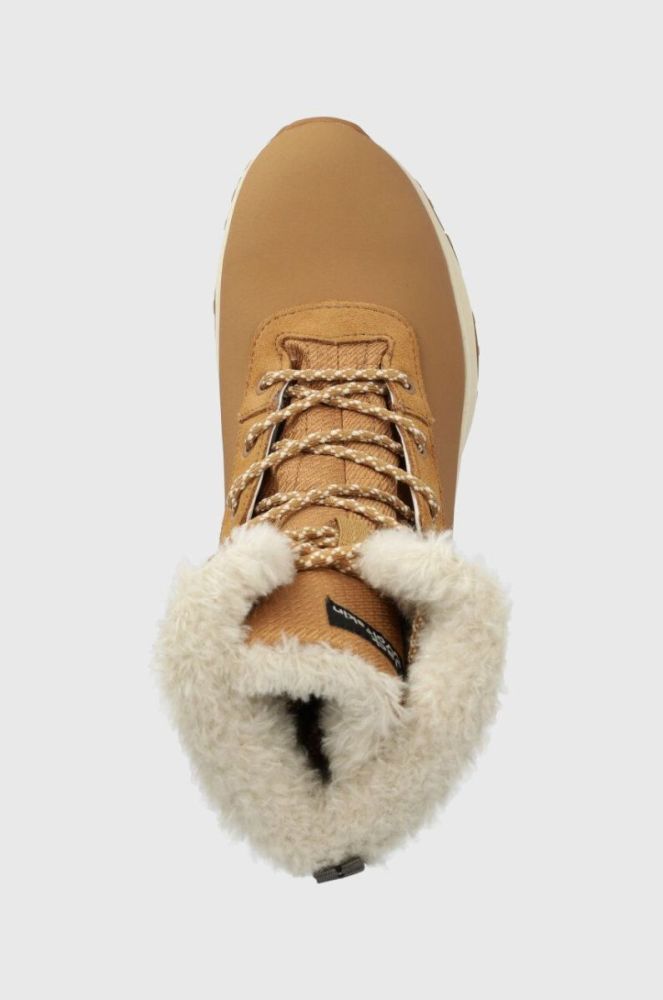 Зимові чоботи Jack Wolfskin Everquest Texapore Snow High колір бежевий фото 4