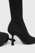 Чоботи Aldo Helagan жіночі колір чорний на шпильці 13620991Helagan