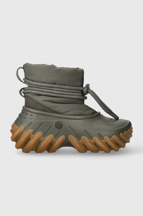 Зимові чоботи Crocs Echo Boot колір зелений 208716