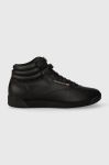 Шкіряні кросівки Reebok Classic колір чорний Шкіряні кросівки Reebok Classic колір чорний