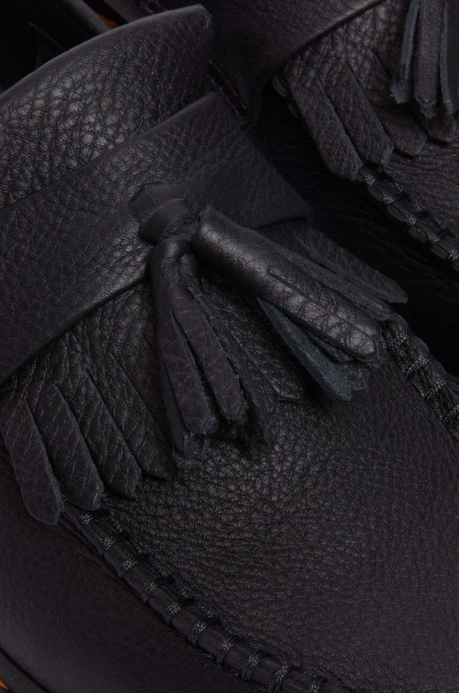 Шкіряні мокасини Dr. Martens Adrian жіночі колір чорний на плоскому ходу DM22760001 фото 5