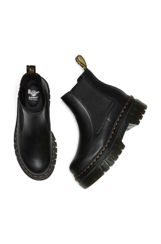 Черевики Dr. Martens Audrick жіночі колір чорний на платформі DM27148001 фото 5
