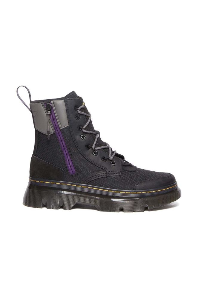 Черевики Dr. Martens Tarik Zip жіночі колір чорний на плоскому ходу DM31152001