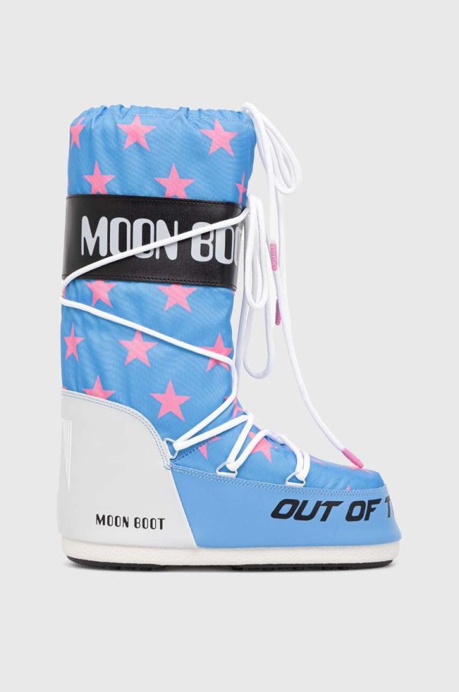 Зимові чоботи Moon Boot ICON RETROBIKER 14028600.002 колір блакитний