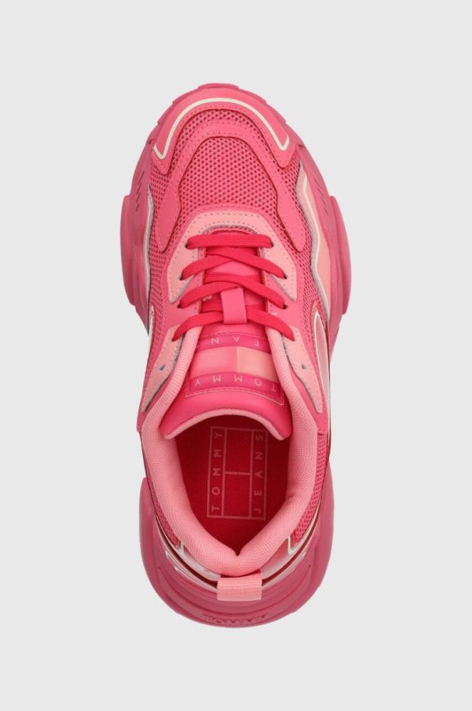 Кросівки Tommy Jeans TJW CHUNKY RUNNER MONOCOLOR LC колір рожевий EN0EN02263 фото 4